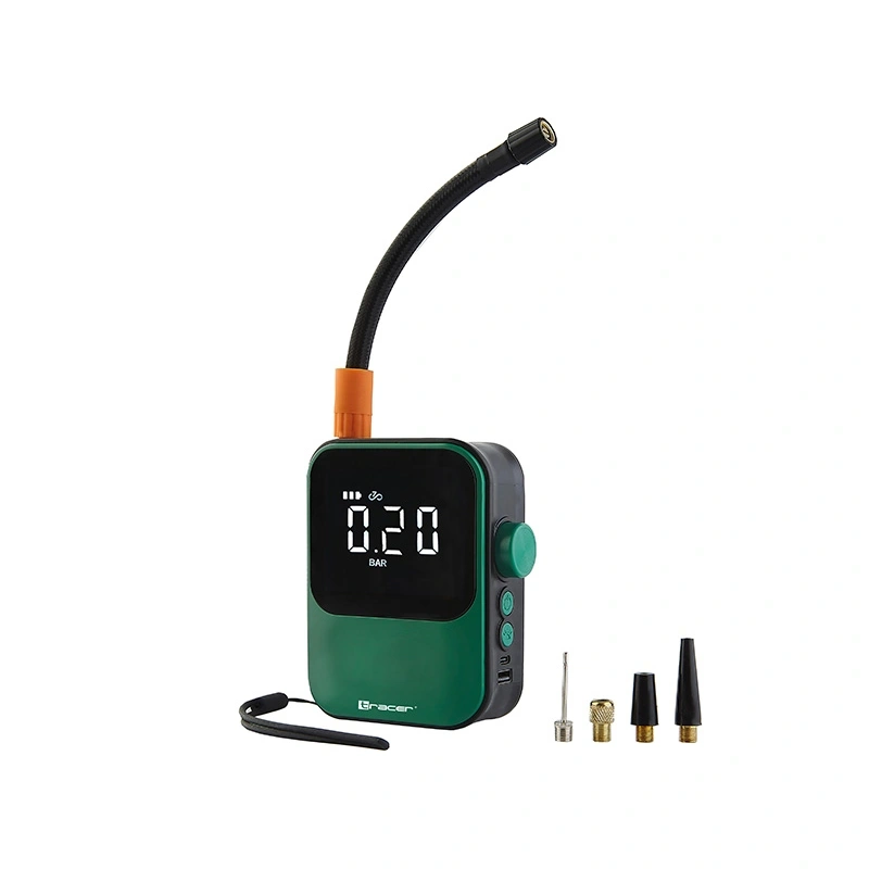 Tracer RES-07BEL, 40 W, 10 bar, 18 lpm, 4 fúvóka, powerbank funkció, zöld, vezeték nélküli, elektromos kompresszor