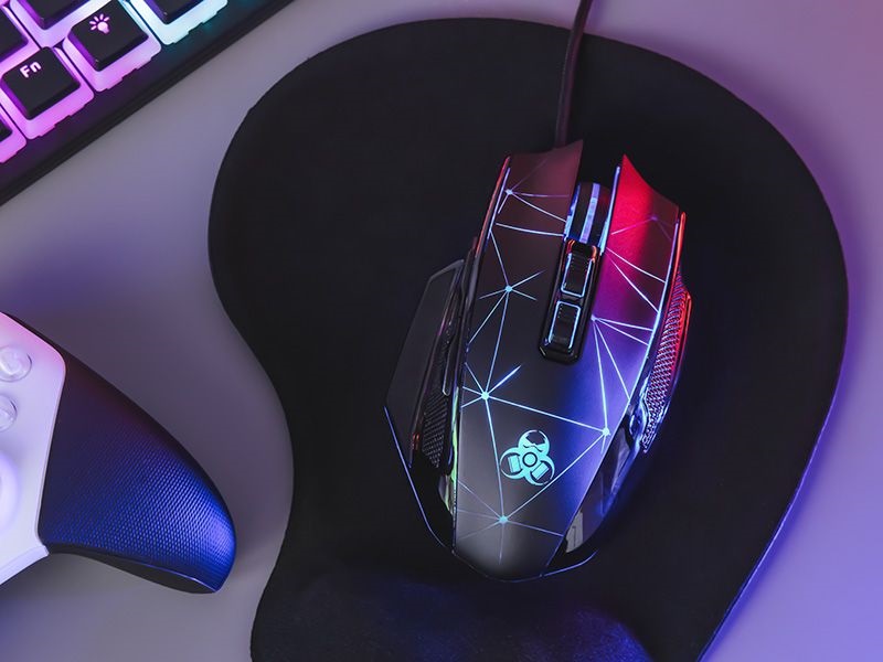 Tracer Space GameZone USB RGB fekete egér