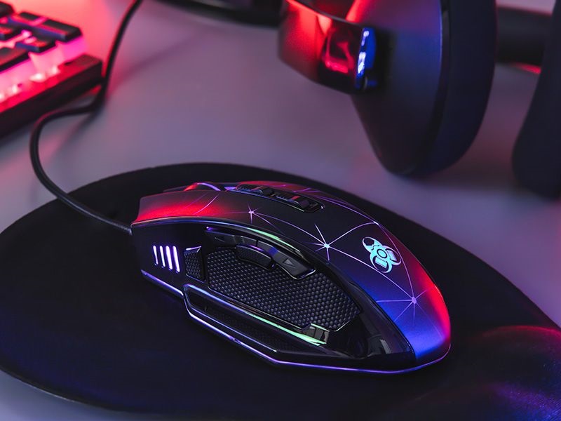 Tracer Space GameZone USB RGB fekete egér