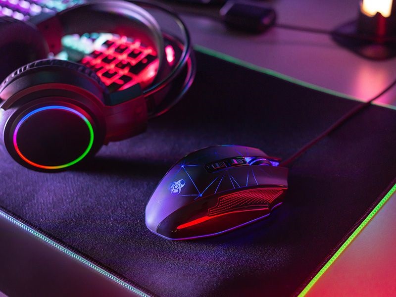 Tracer Space GameZone USB RGB fekete egér