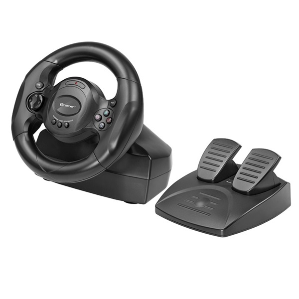 Tracer TRAJOY46765 Rayder 4in1 PC/PS3/PS4/Xbox One fekete gamer kormány + pedál (Használt - B)