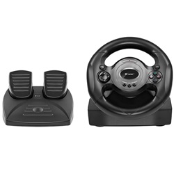 Tracer TRAJOY46765 Rayder 4in1 PC/PS3/PS4/Xbox One fekete gamer kormány + pedál (Használt - B)