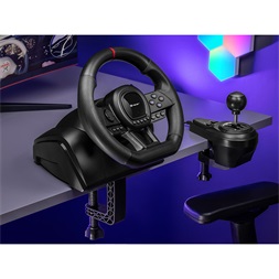 Tracer TRAJOY47345 SimRacer GameZone PS3/PS4/PC/Xbox 360/One/Series/Nintendo Switch 6in1 kormány+pedál+váltó (Újszerű)