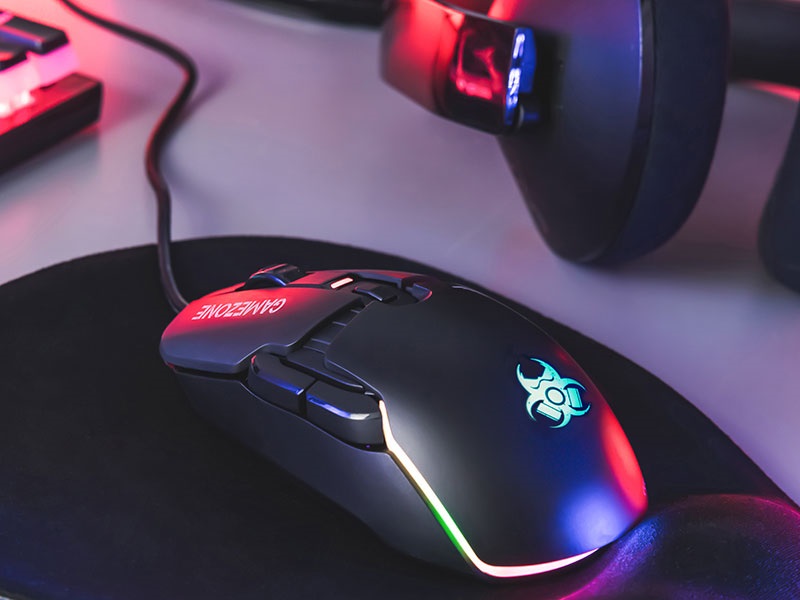 Tracer TRAMYS47507 Master GameZone RGB PixArt fekete vezetékes optikai egér