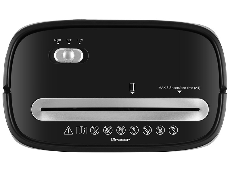 Tracer TRX-815L fekete iratmegsemmisítő