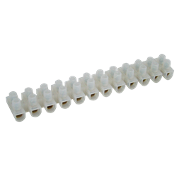 Tracon Flex. S3A-H-L H profil, 12 tag, 2,5mm2, 450VAC, 16A, PP,10 db/csomag natúr nyomólemezes sorozatkapocs