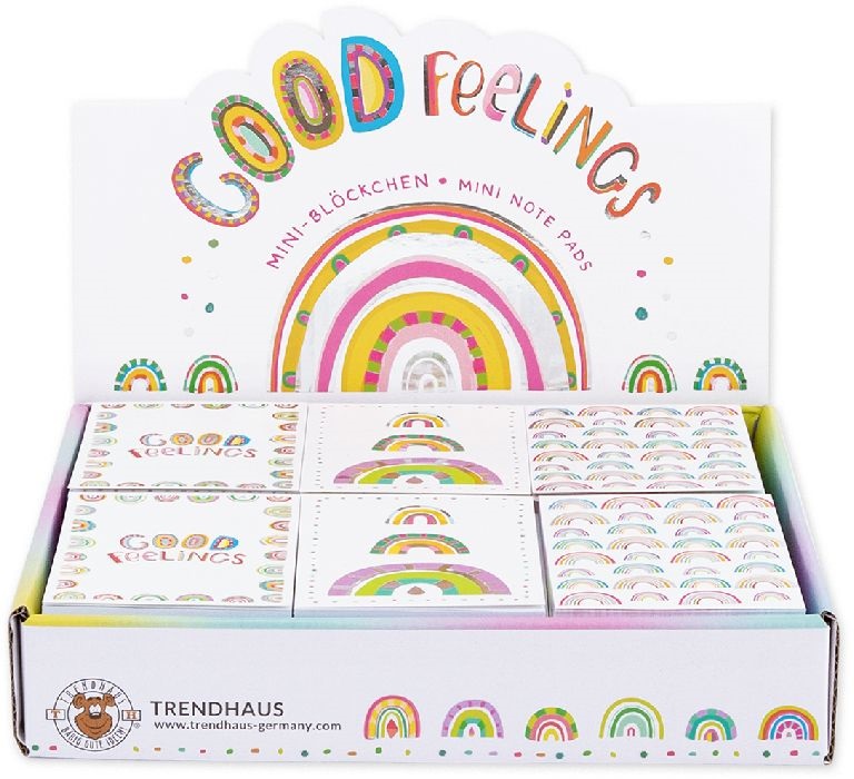 Trendhaus Good Feelings 40 lapos mini jegyzettömb