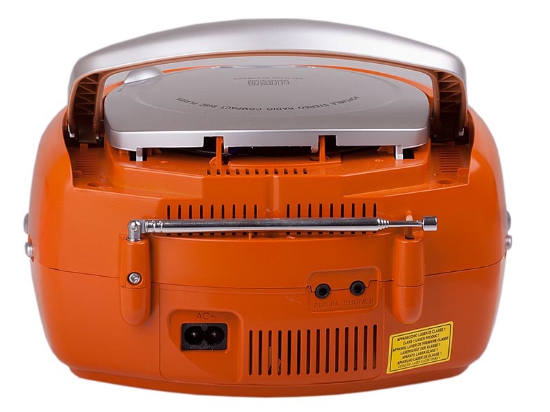 Trevi CD 512 hordozható narancssárga FM/AUX/CD boombox