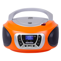 Trevi CMP 510 DAB hordozható CD/DAB/DAB+/FM/AUX/USB narancssárga boombox