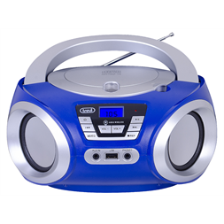 Trevi CMP 544BT hordozható CD/Bluetooth/FM/USB/AUX kék boombox