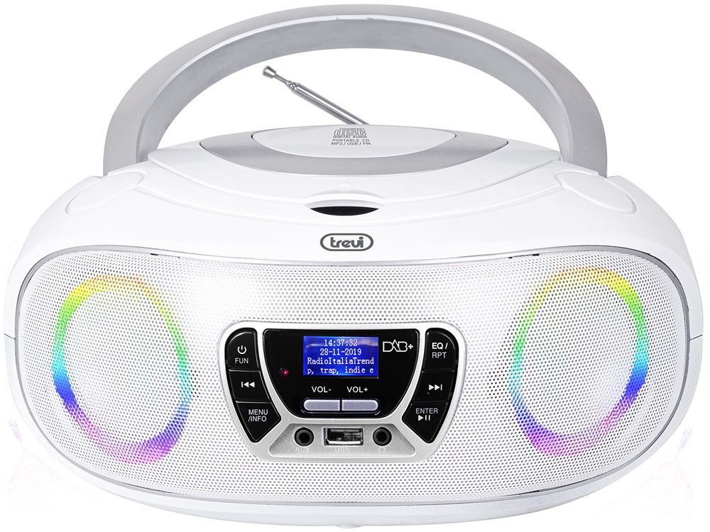 Trevi CMP 583 DAB hordozható USB/FM/AUX/CD boombox