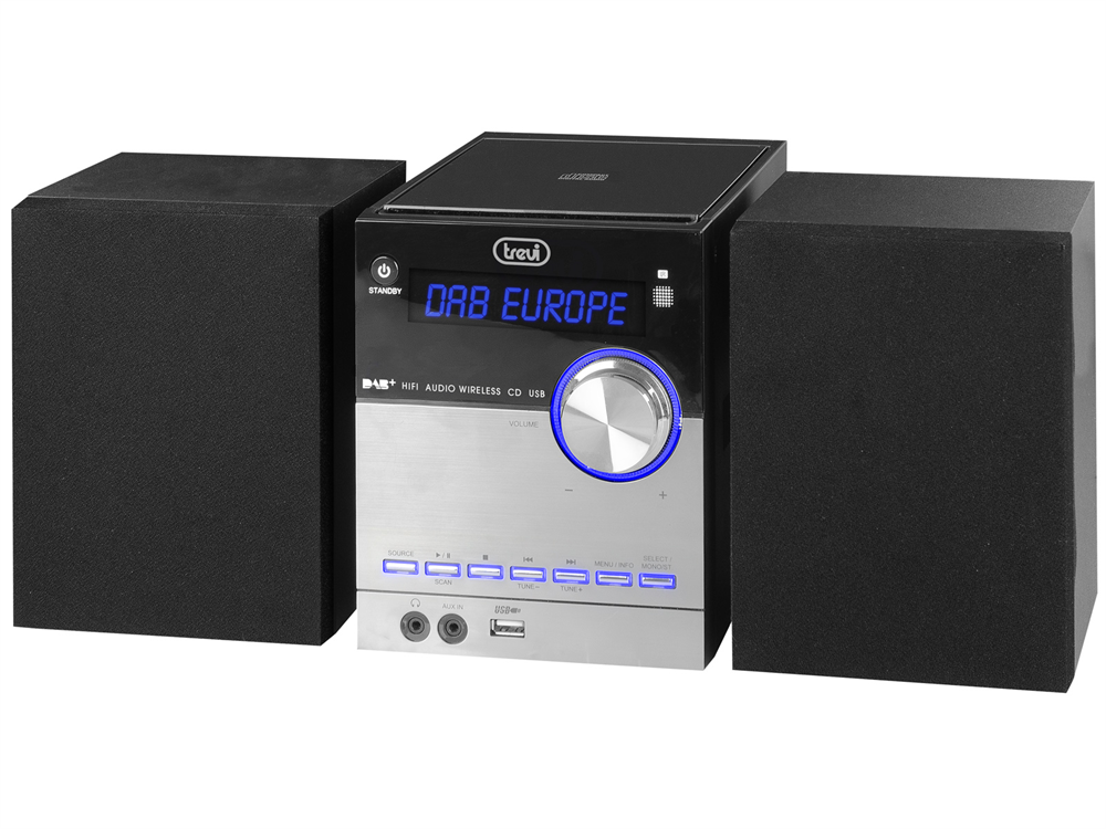 Trevi HCX 10D8 DAB kompakt Hi-Fi rendszer