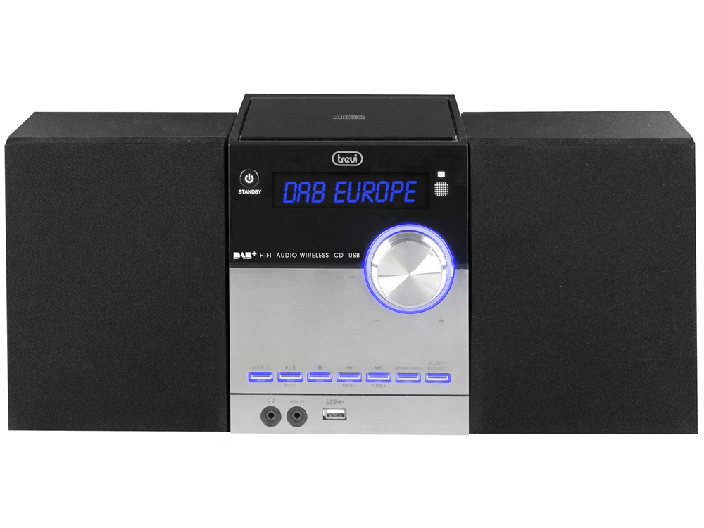 Trevi HCX 10D8 DAB kompakt Hi-Fi rendszer