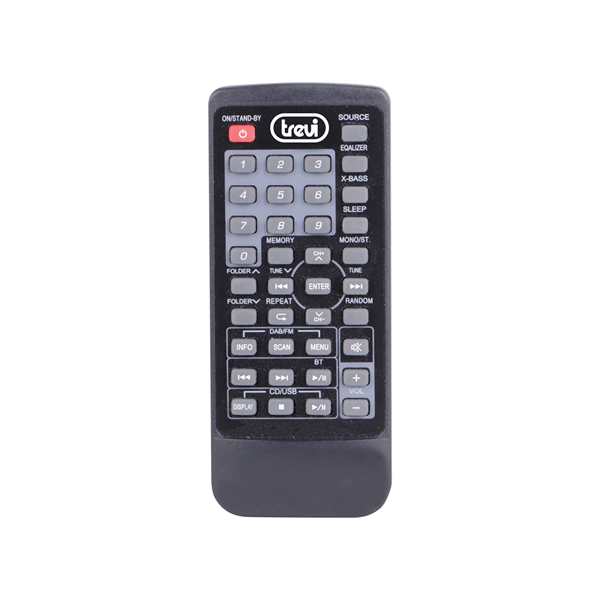 Trevi HCX 10D8 DAB kompakt Hi-Fi rendszer