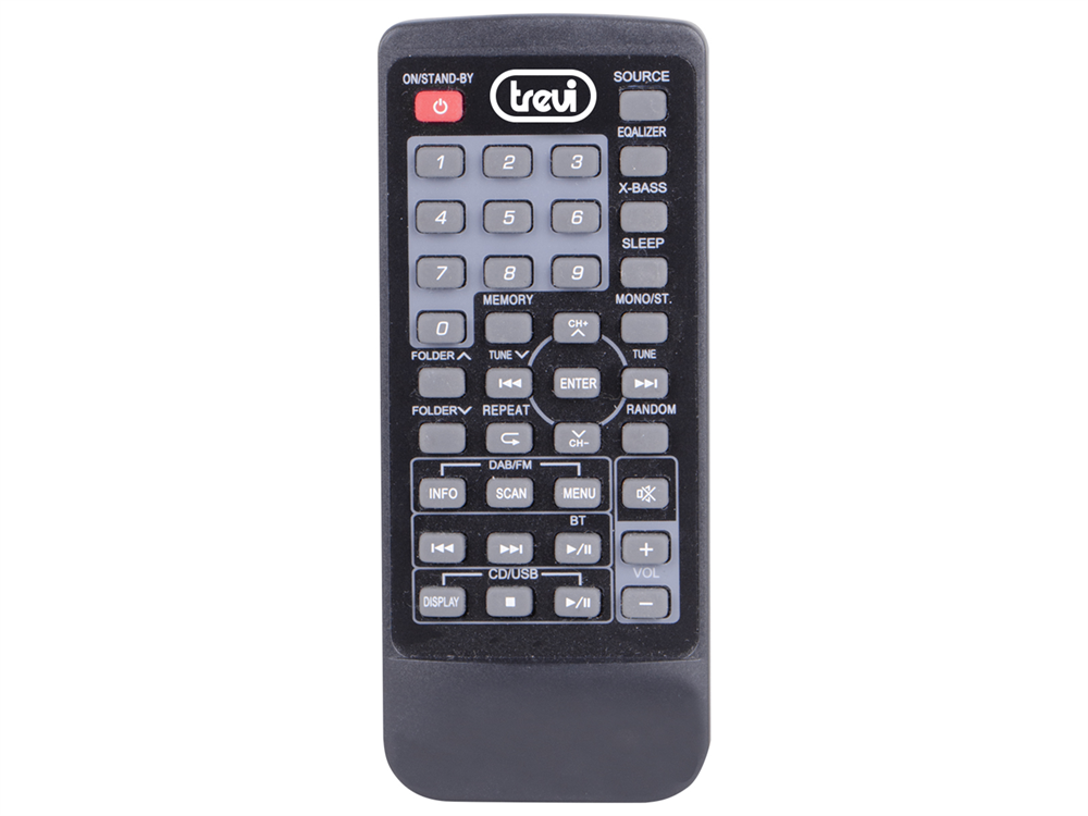 Trevi HCX 10D8 DAB kompakt Hi-Fi rendszer