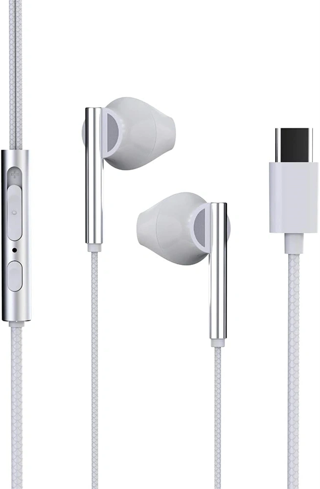 Trevi HMP 700C USB-C fehér mikrofonos fülhallgató