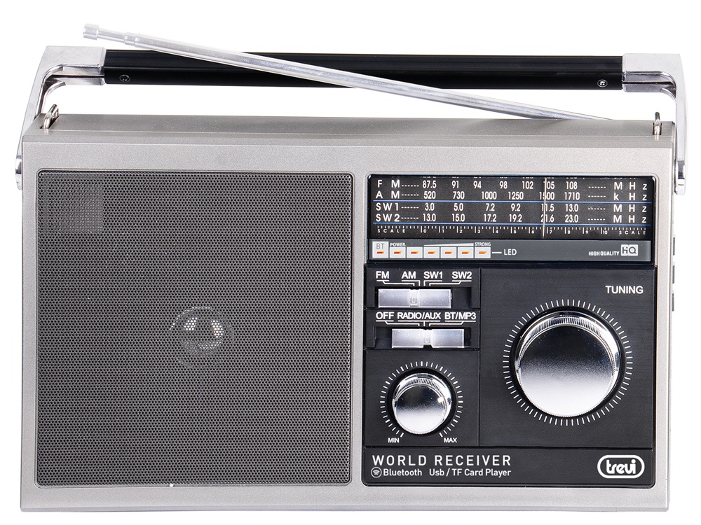 Trevi MB 749 W Multiband BT/USB metál szürke rádió