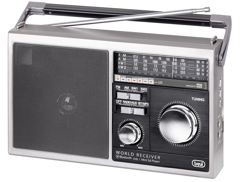 Trevi MB 749 W Multiband BT/USB metál szürke rádió