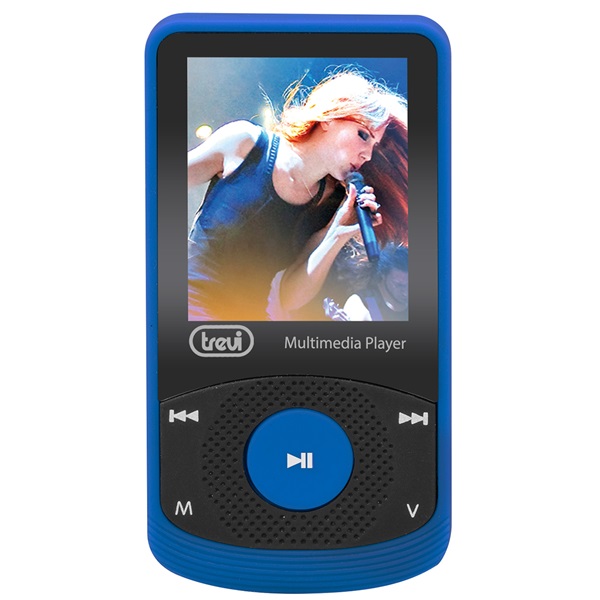 Trevi MPV 1725G fekete-kék MP3/MP4 lejátszó (Újracsomagolt)
