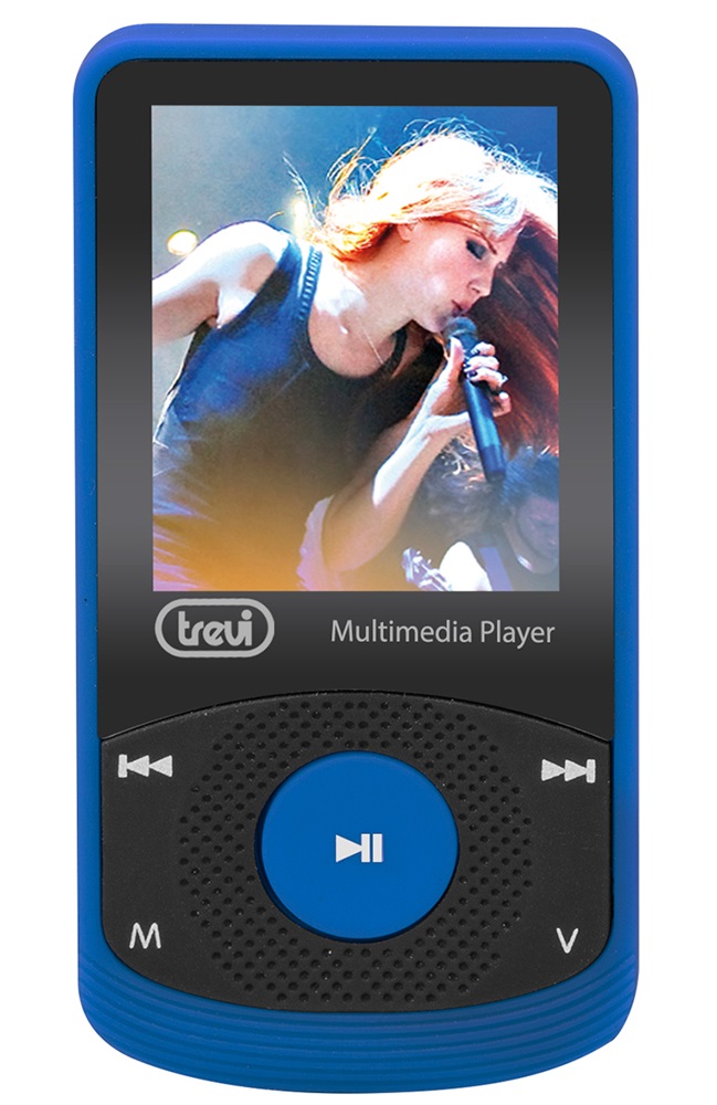Trevi MPV 1725G fekete-kék MP3/MP4 lejátszó (Újracsomagolt)