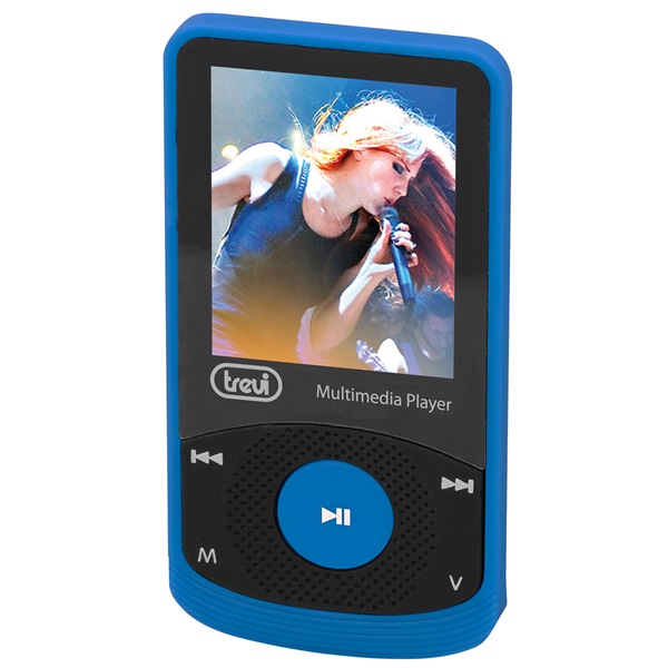 Trevi MPV 1725G fekete-kék MP3/MP4 lejátszó (Újracsomagolt)