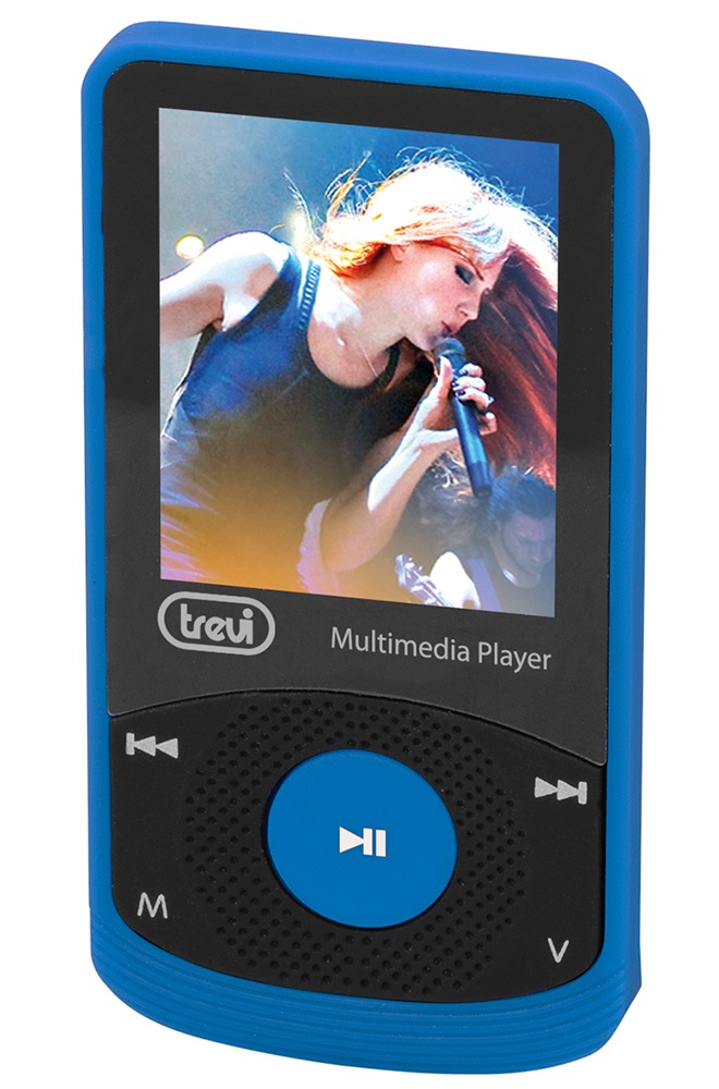 Trevi MPV 1725G fekete-kék MP3/MP4 lejátszó