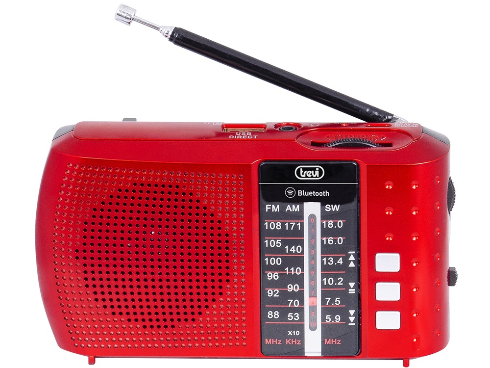 Trevi RA 7F20 akkumulátoros BT/USB piros rádió