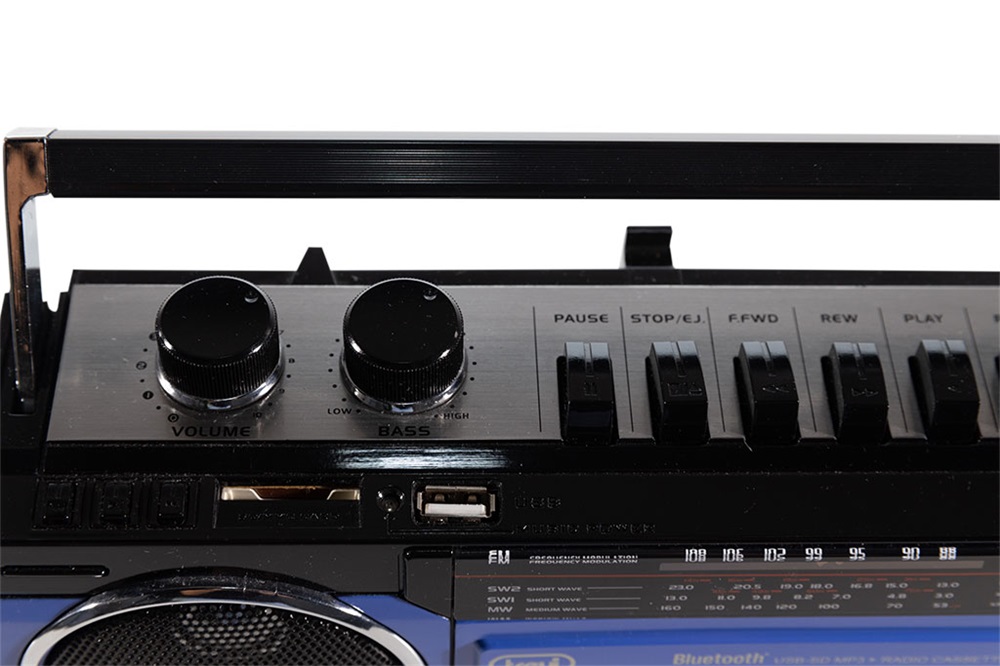Trevi RR501 retro Bluetooth/USB kék kazettás rádió