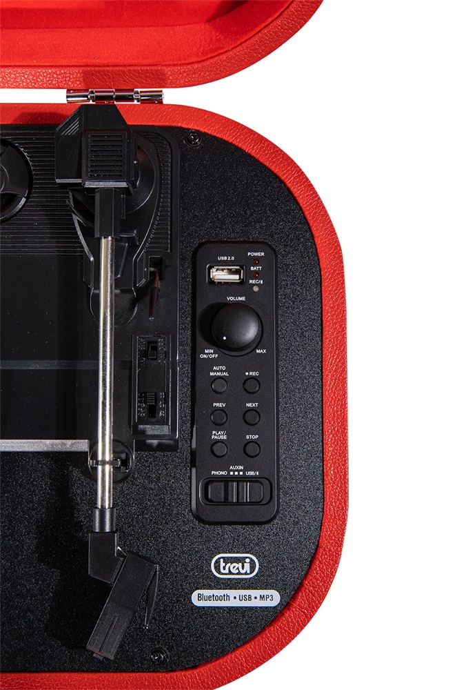 Trevi TT 1020 BT Red piros lemezjátszó