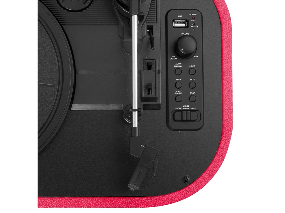 Trevi TT 1020 BT Red piros lemezjátszó (Újracsomagolt)