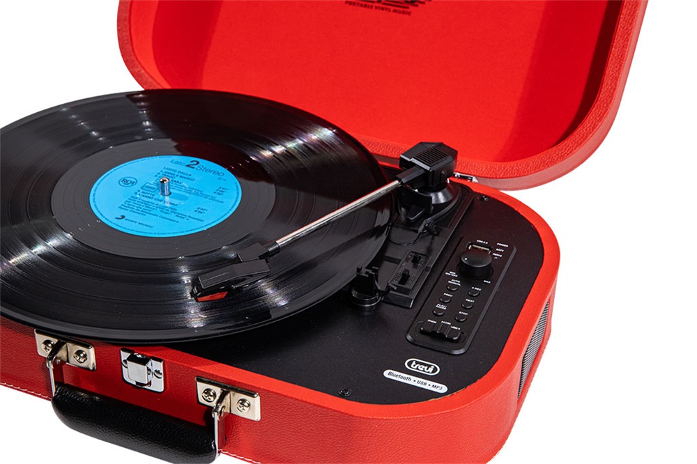 Trevi TT 1020 BT Red piros lemezjátszó (Újracsomagolt)