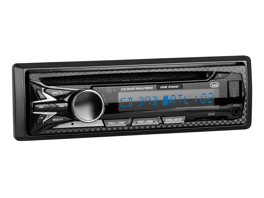 Trevi XCD 5790DAB CD/DVD/DAB+/FM/Bluetooth/SD autóhifi fejegység