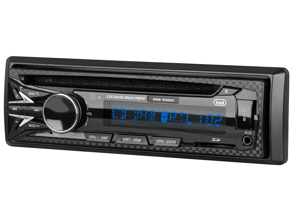 Trevi XCD 5790DAB CD/DVD/DAB+/FM/Bluetooth/SD autóhifi fejegység