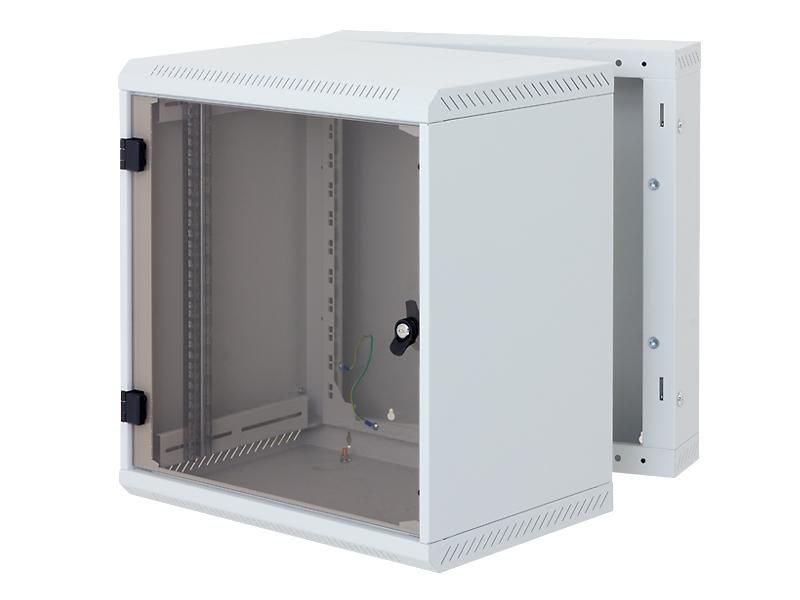 Triton 19" 12U 515mm mély kétrészes fali rack szekrény