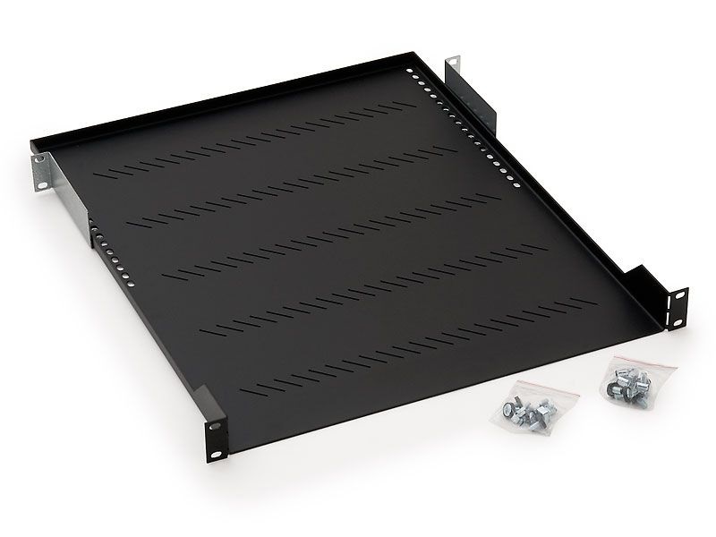 Triton 19" 750mm perforált polc, 1U