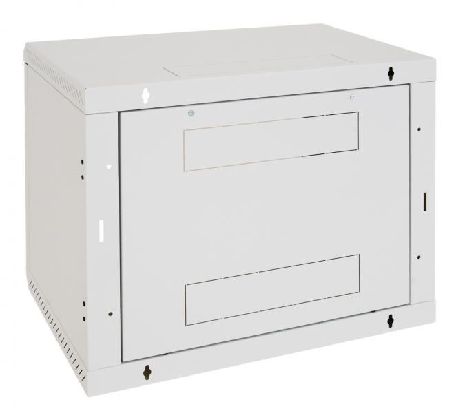 Triton 19" 9U 495mm mély egyrészes fali rack szekrény