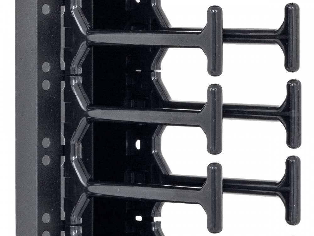 Triton 42U dupla soros függőleges kábelrendező panel