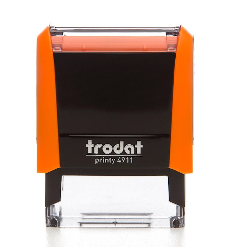Trodat 4911 Printy 4.0 neon narancs bélyegző