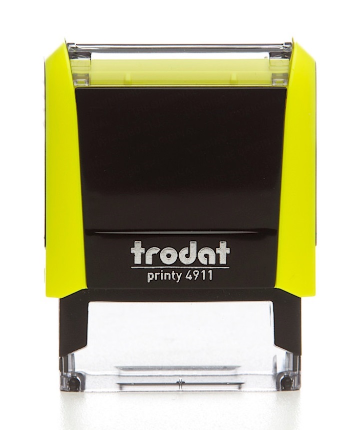 Trodat 4911 Printy 4.0 neon sárga bélyegző