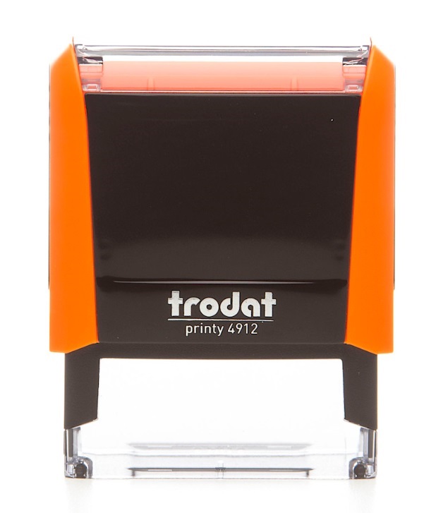 Trodat 4912 Printy 4.0 neon narancs bélyegző