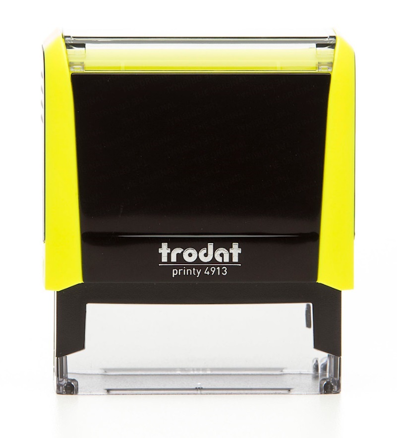 Trodat 4913 Printy 4.0 neon sárga bélyegző