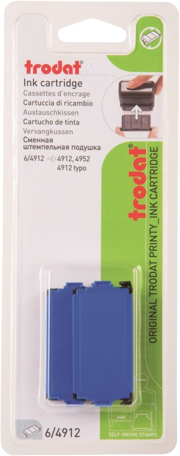 Trodat 6/4912 2db kék bélyegzőpárna