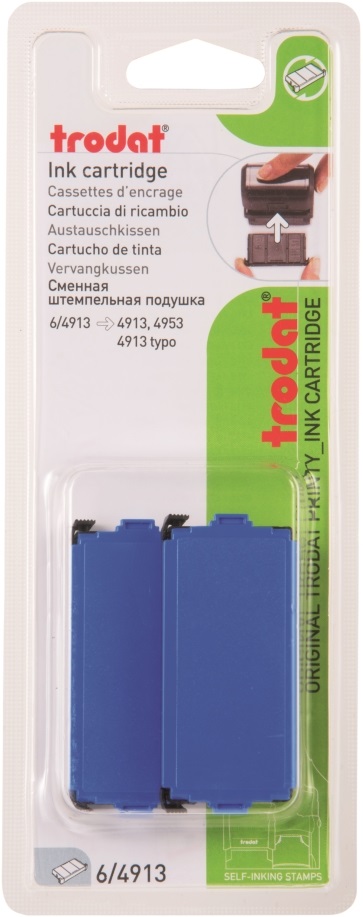 Trodat 6/4913 2db kék bélyegzőpárna