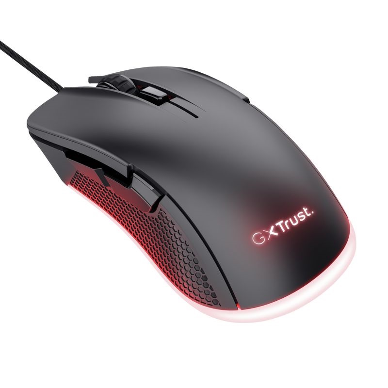 Trust GXT 922 Ybar USB RGB fekete egér