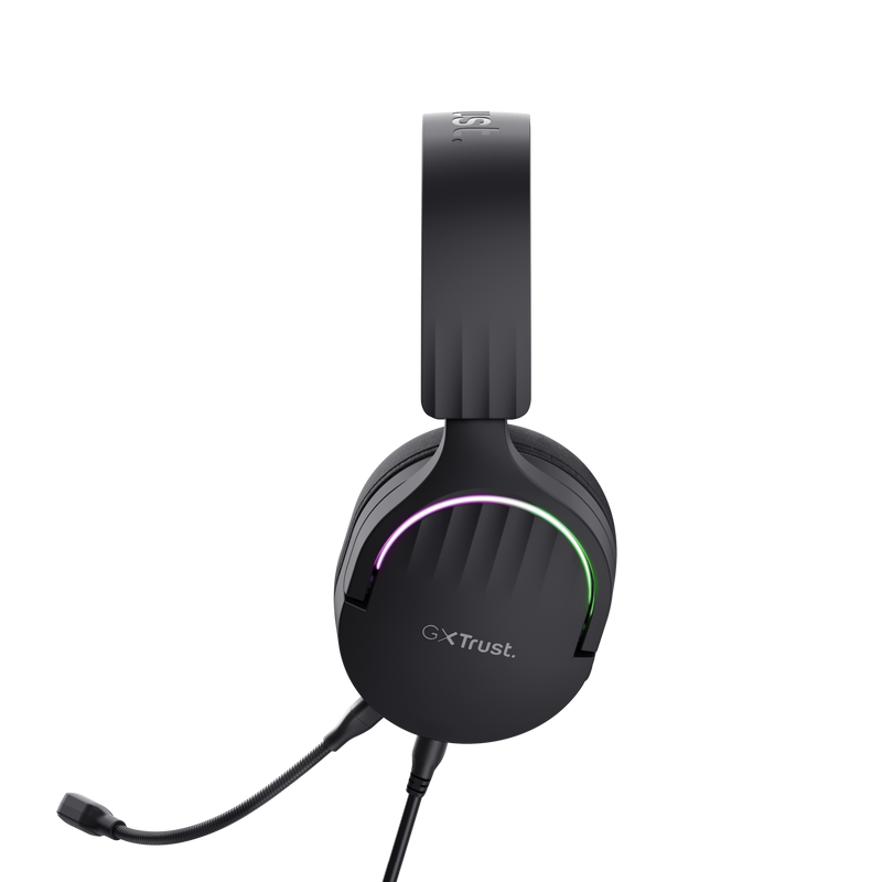 Trust GXT490 Fayzo 7.1 USB vezetékes fekete gamer headset