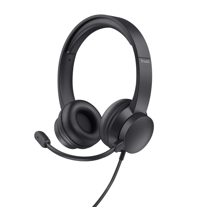 Trust Ayda PC vezetékes fekete headset