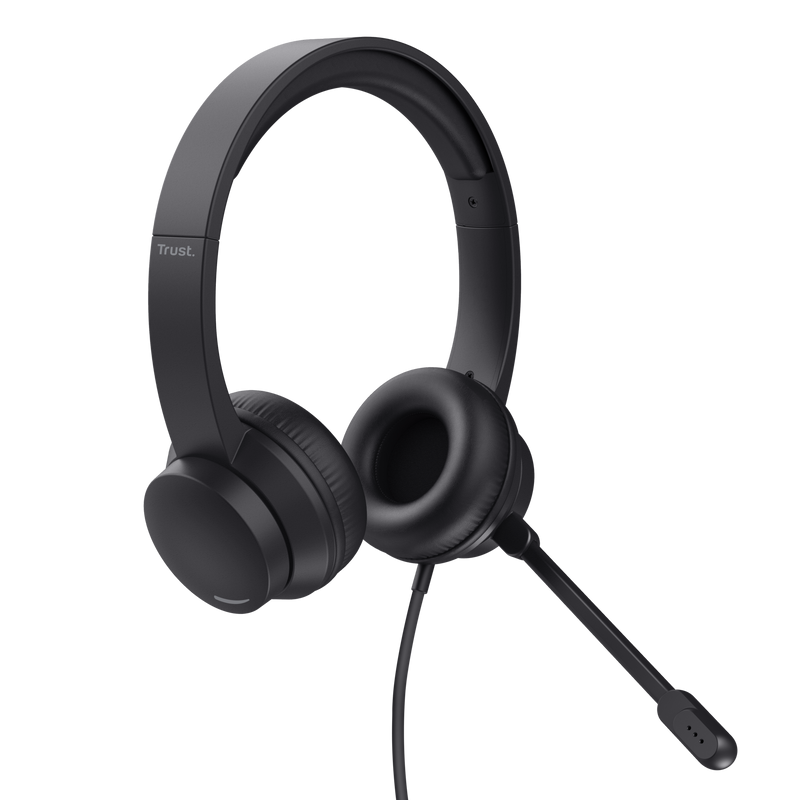 Trust Ayda PC vezetékes fekete headset