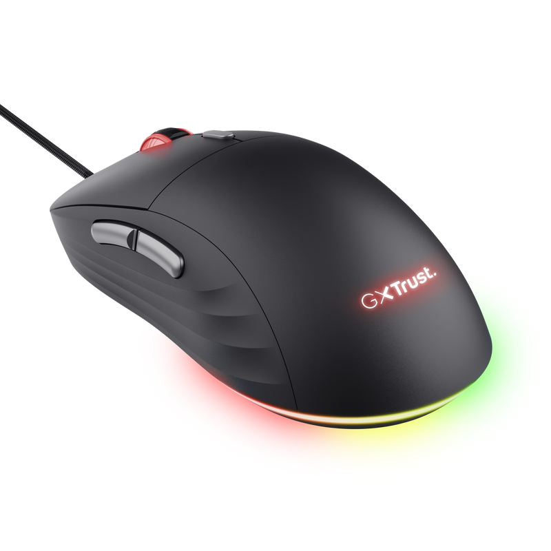 Trust GXT925 Redex II Lightweight vezetékes fekete gamer egér