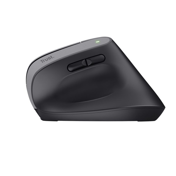 Trust 25146 Bayo+ vezeték nélküli fekete többeszközös ergonómikus egér