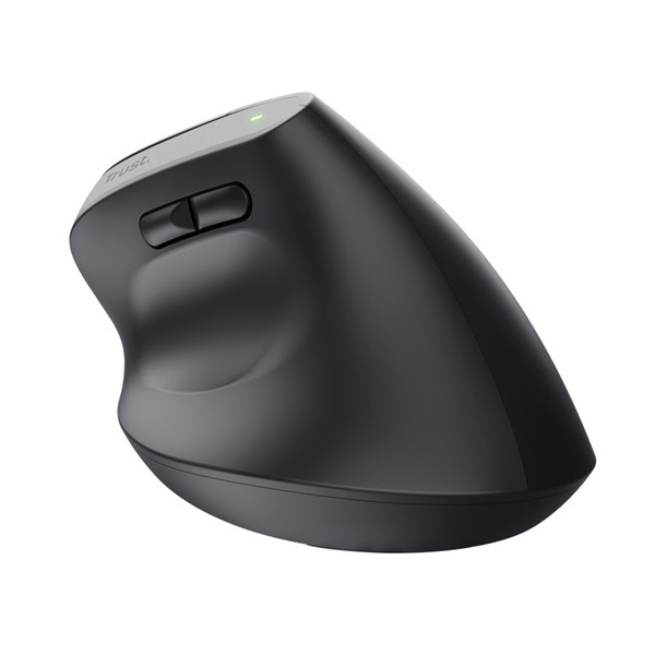 Trust 25146 Bayo+ vezeték nélküli fekete többeszközös ergonómikus egér